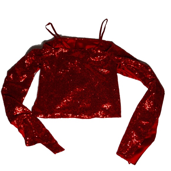 PRABAL GURUNG Off-The-Shoulder Sequin Top - Picture 5 of 6